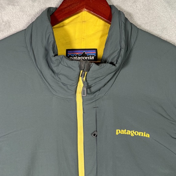 Patagonia Jacket Mens 2XL Green Insulated Lightweight Puffer Full Zip Nano Air - Picture 2 of 11
